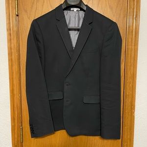 Express Innovator Extra Slim Black Suit